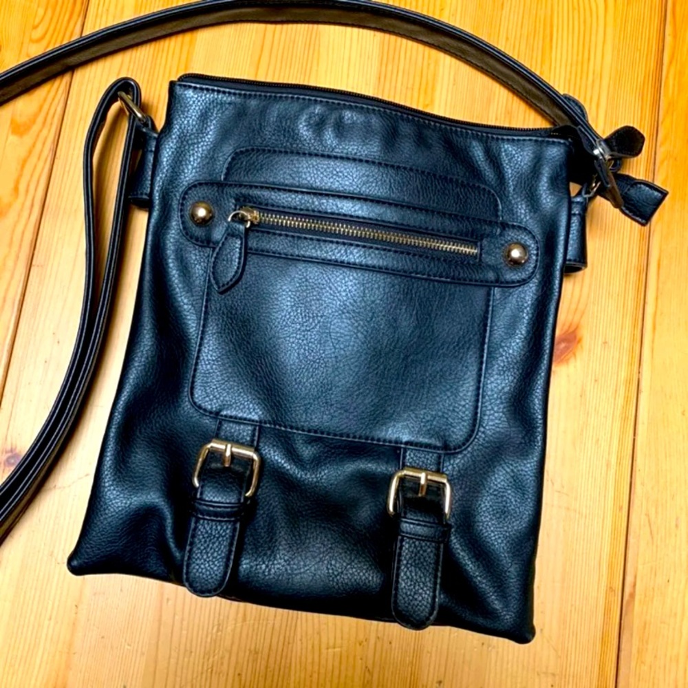 Urban addiction Black Leather Purse